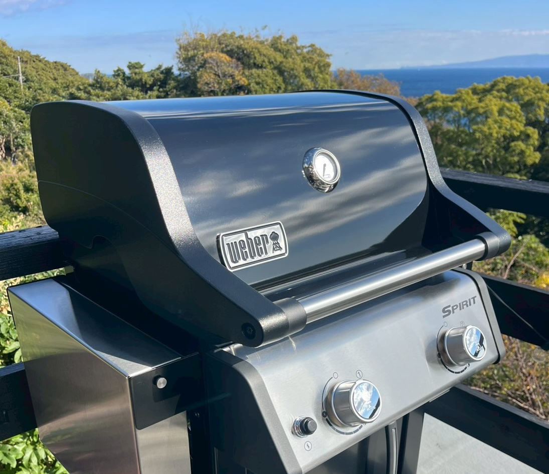 屋外テラス、BBQガスグリル貸出